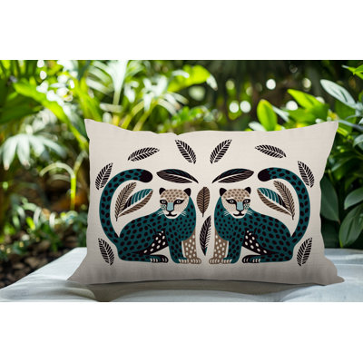 Coussin lombaire réversible Ayra Leopard