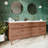 Dondi 72'' Double Bathroom Vanity with Quartz Top