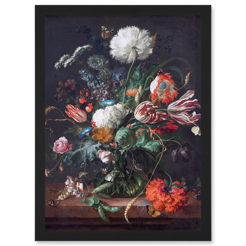 Vase Of Flowers Floral 1 Piece Wall Art