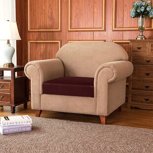 Ultimate Heavyweight Stretch Leather Two Piece Chair Slipcover