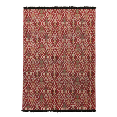 Burano Hand Knotted Wool Geometric Area Rug