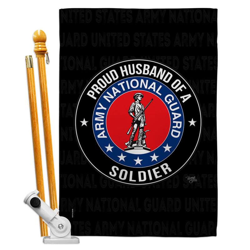 Ensemble de drapeaux en polyester 2 côtés 40 x 28 po