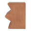 Table d'appoint MGO, ensemble de 2 tables d'appoint rectangulaires d'extérieur, tabourets de jardin décoratifs pour l'intérieur et l'extérieur, table d'appoint, table d'appoint de patio, table de bout emboîtable, imitation bois naturel-124443464
