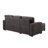 TERRITORY DARK GREY PULL OUT SOFA BED