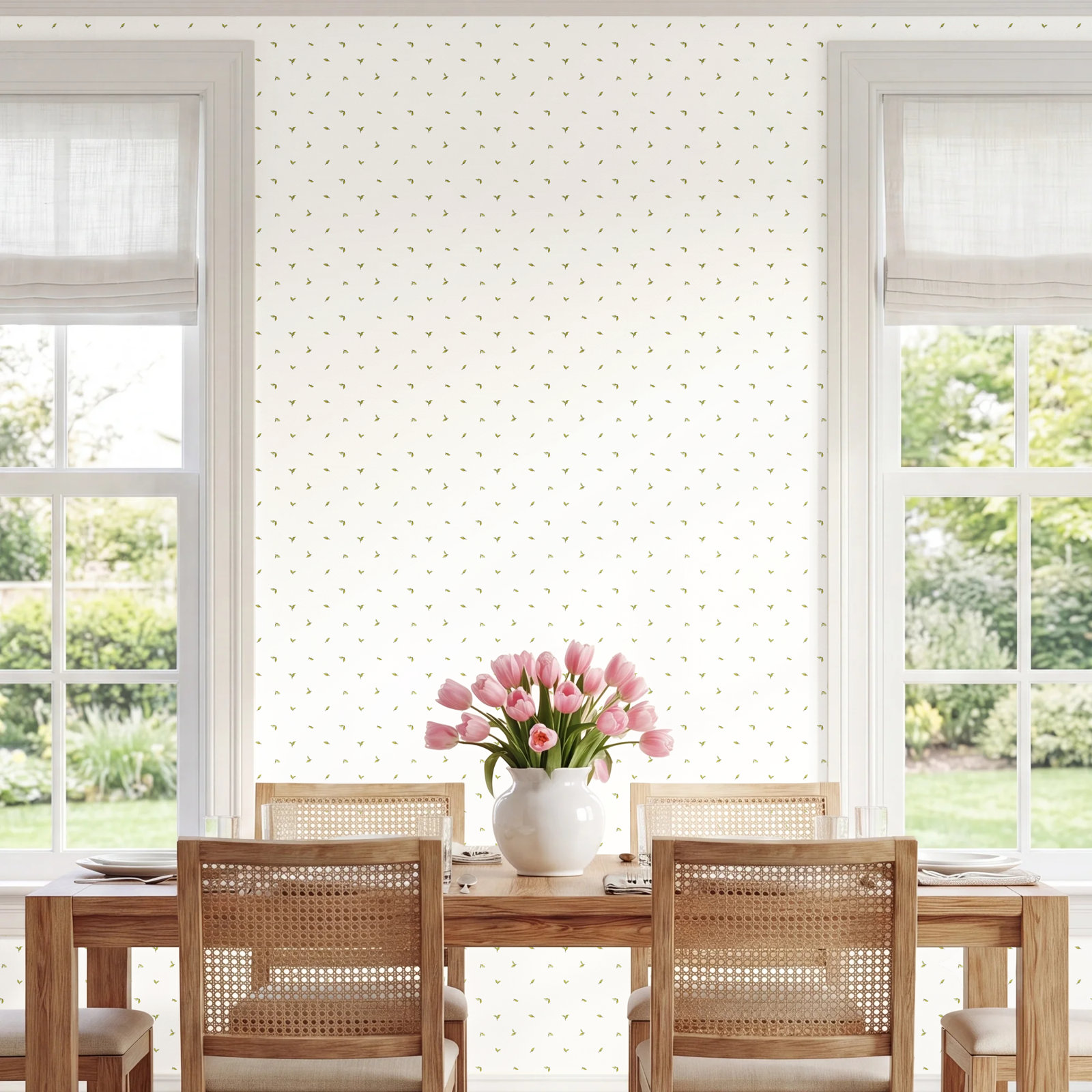 Kitchen Recipes Wallpaper Roll, Green