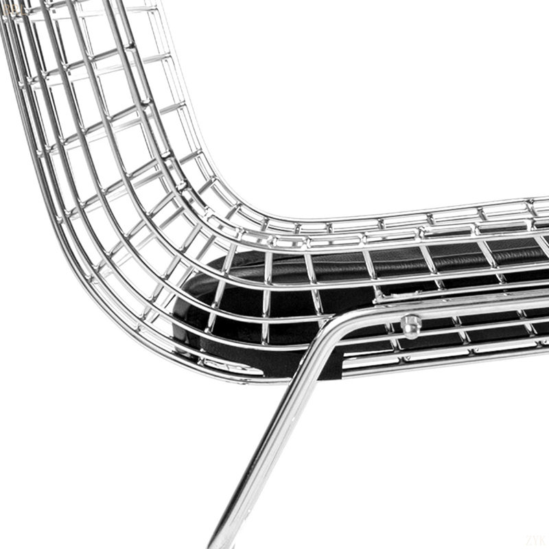 Ensemble de deux tabourets de bar Bertoia, Noir