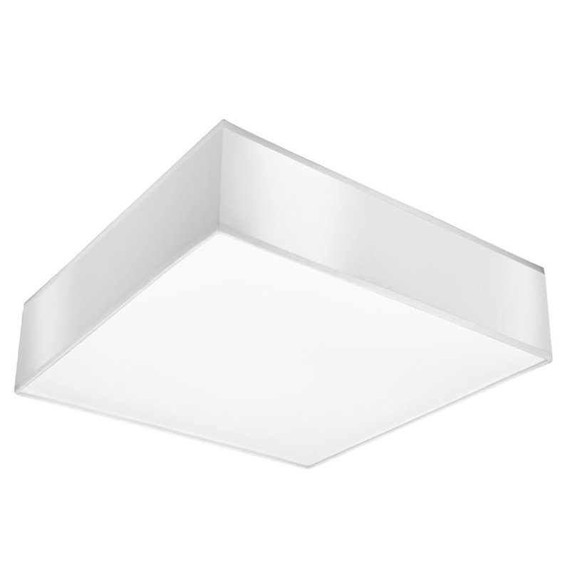 Midgegooroo Flush Mount, White, 12cm H x 35cm W x 35cm D