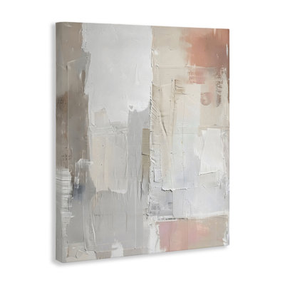 Toile abstraite neutre, design par Riley B