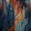 Motif cachemire artistique - rideau en velours glamour - obscurcissant - 1 panneau-107596931