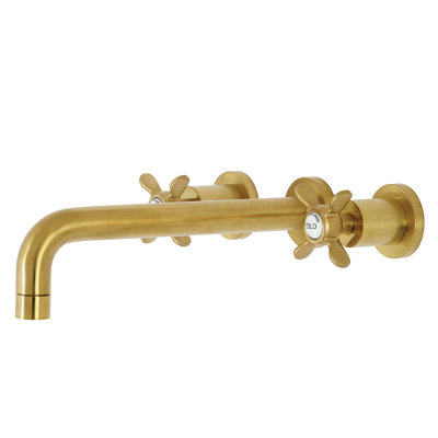 Kingston Brass Essex Two-Handle 3-Hole Wall Mount Roman Tub Faucet