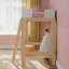 Lit mezzanine simple en bois massif Ambur-623609820