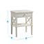 Table de chevet blanche pour chambre à coucher