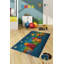 Tapis tissé élégant (4,6 x 7,2 pieds), 100% polyester, hauteur des poils de 0,4 po | Antibactérien, antidérapant, dessous lavable à la machine | Impression 3D numérique | Parfait pour le salon, la chambre à coucher et la salle à manger-651290702