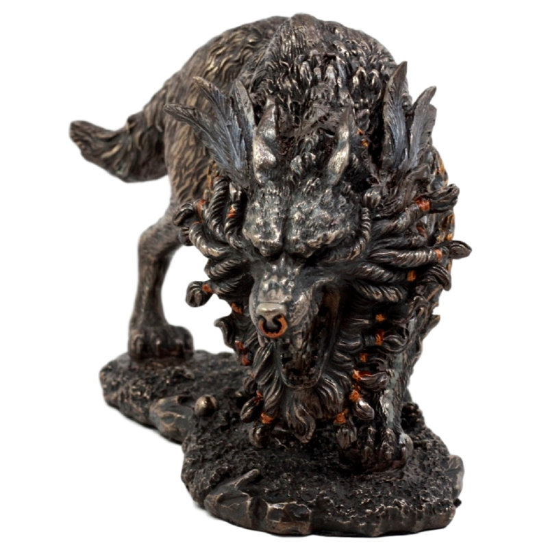 Figurine fenrir viking norse mythology Shoell