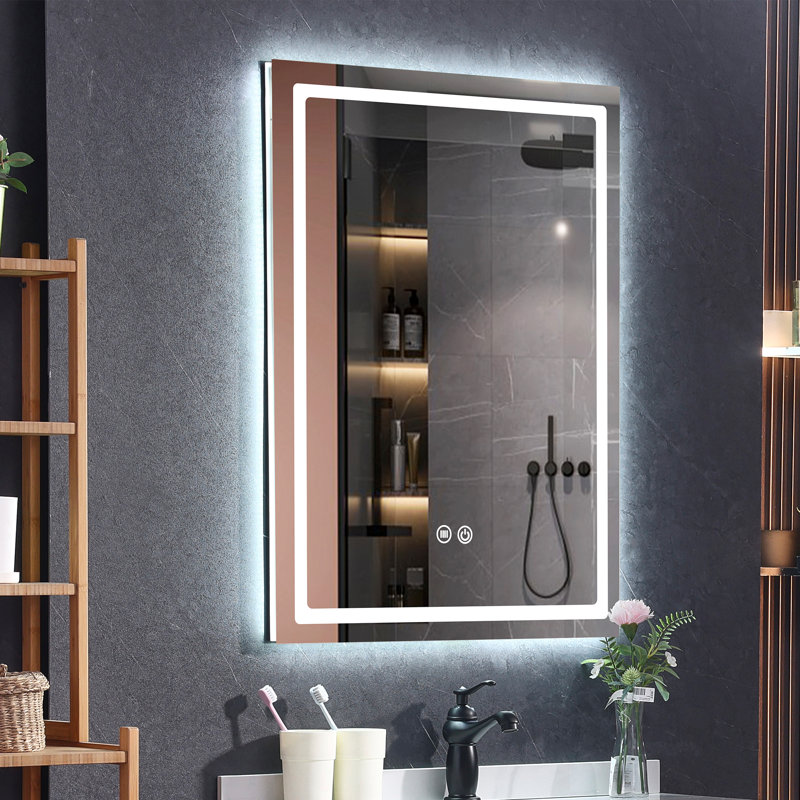 Chrisna Rectangle Frameless LED Vanity Mirror