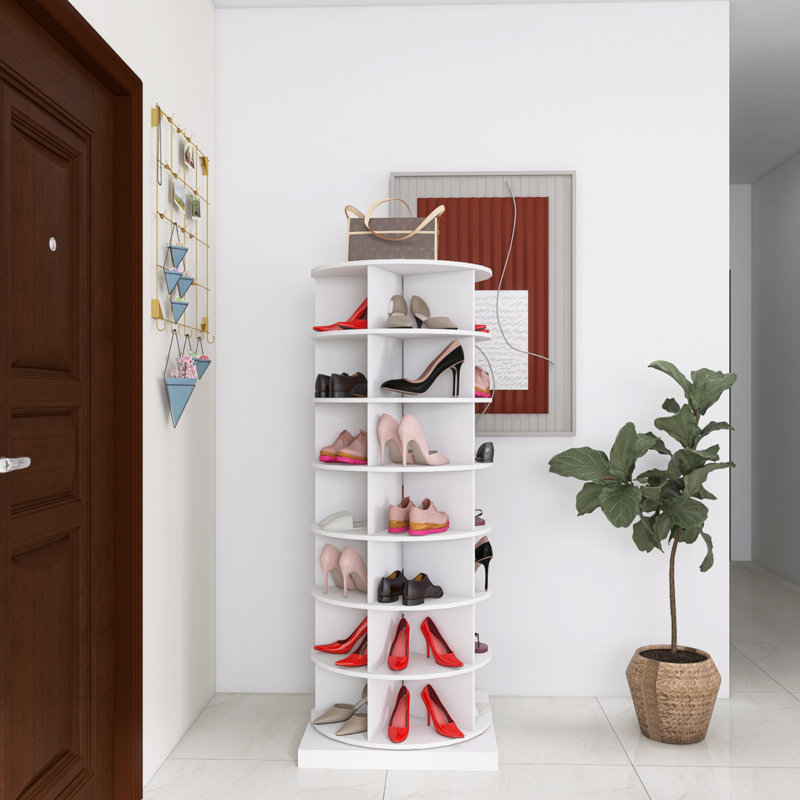 Dungarees 360 Rotate Shoe Rack Tall | Wayfair