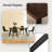 Hranislav Elegant 5 Pieces Dining Table Set 63" Rectangular Dining Table with Mid-century Modern Upholstered Chairs for Dining Room-435324789-435324787