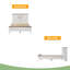 Ensemble de chambre à coucher 3 pièces avec lit plateforme Farmhouse-938460944-938460947