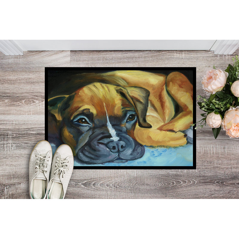 Wheelersburg Non-Slip Outdoor Doormat, Rectangle 2' x 3'