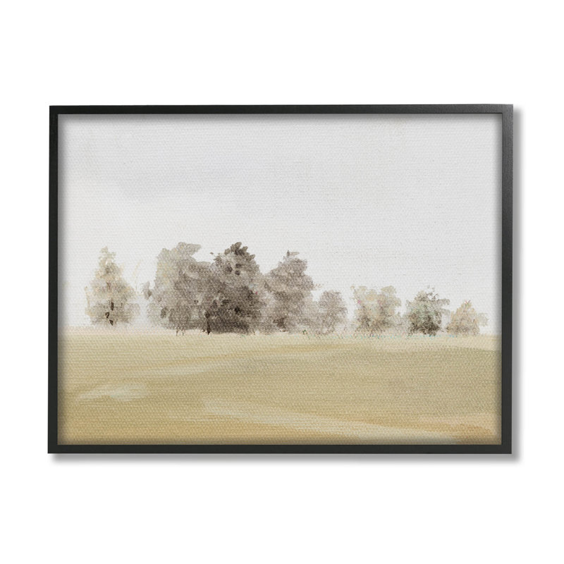 Abstrait abstrait brumeux, art de la giclée par Lanie Loreth, H 16 po x l 20 po x P 1,5 po, Giclée encadrée blanc bord de mer