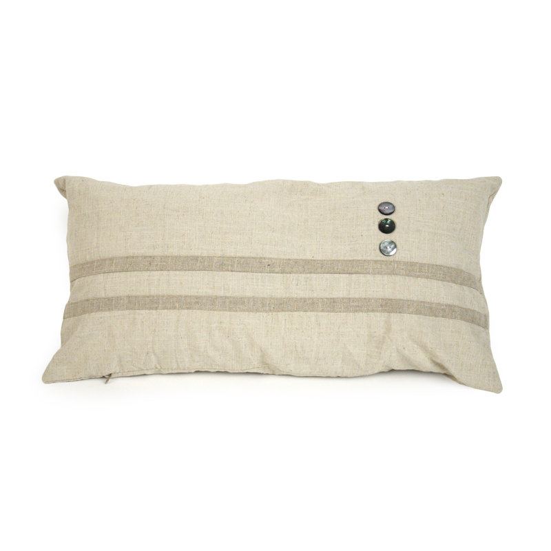 Linen Lumbar Pillow Cover & Insert