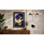 UFO in Moonlight Fantasy & Sci-Fi 1 Piece Single Picture Frame Wall Art-136697709-136697716