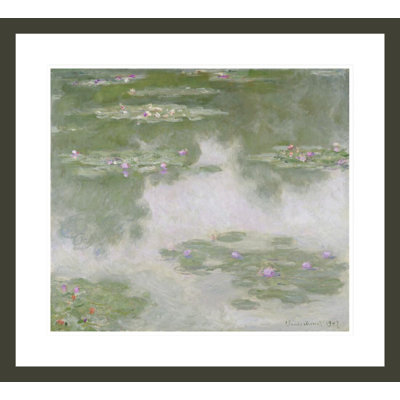 «Nympheas Water Landscape» par Claude Monet, impression giclée sur cadre