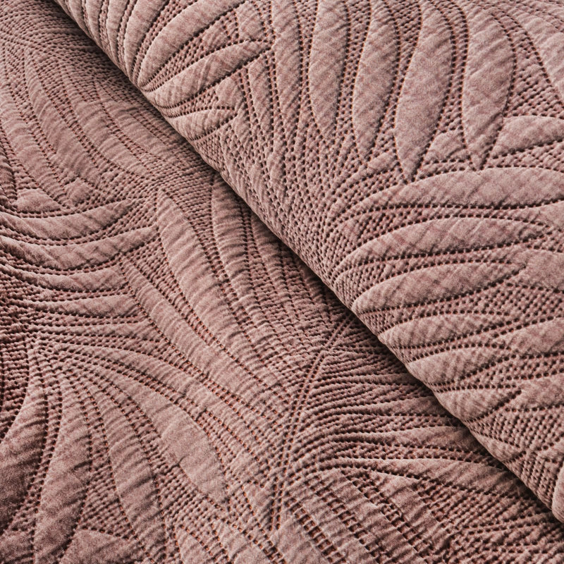 Rhoden Floral Bedspread, Pink, W220 x L240cm