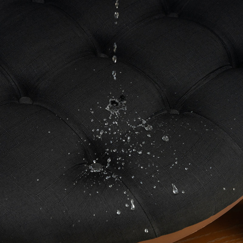 Table basse rembourrée, Noir, noir, noir, noir