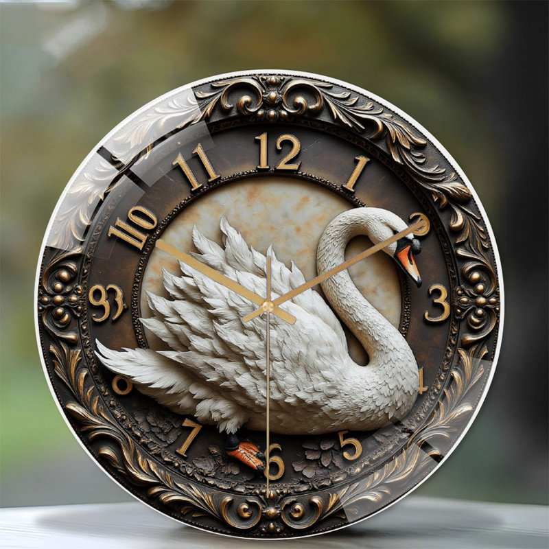 Horloge murale Swan