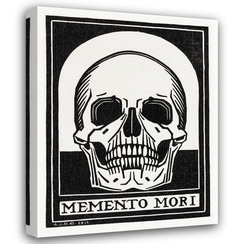 Trinx De Graag, Julie Gallery Wrapped Canvas Art Titled: Memento mori, 18" H x 15" W