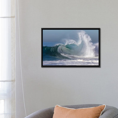 «Waves In The Pacific Ocean, Newport Beach, Orange County, California, USA II» par Panoramic Images - reproduction d'art sur toile tendue