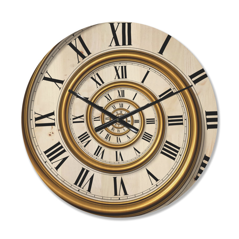 Horloge murale en bois, Moyen