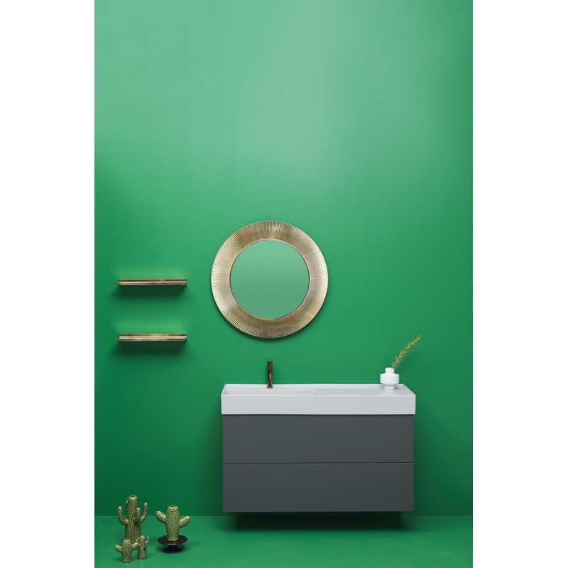 All Saints Flat Wall Mirror, Metallized Copper