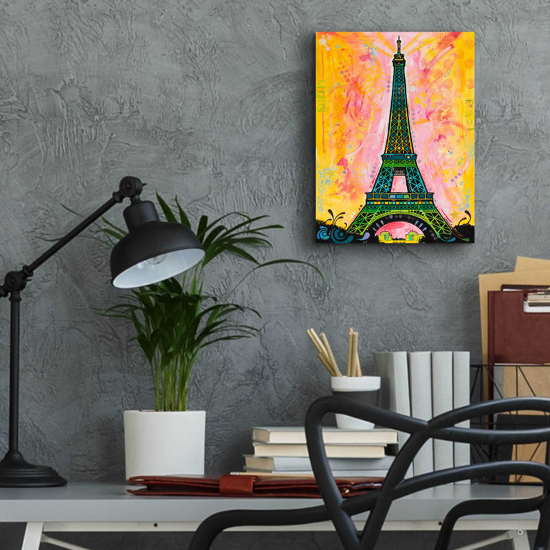 " Eiffel ALI " by Dean Russo, 16" H x 12" W x 0.13" D