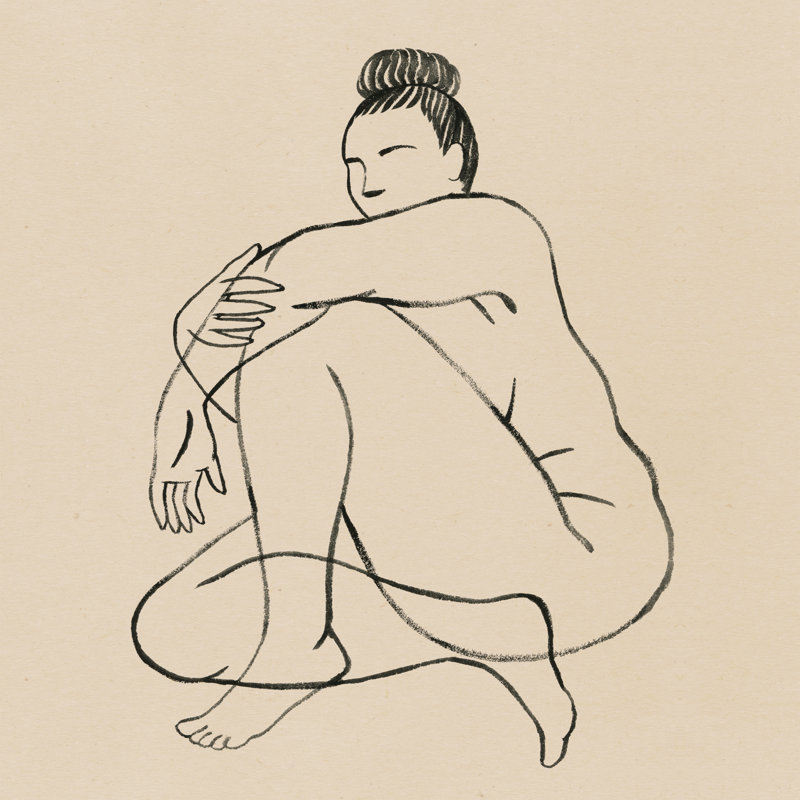 Femme Figure II by Grace Popp - Wrapped Canvas Print, 91cm H x 91cm W