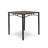 Alessia 4 - Person Solid Wood Top Four Leg Dining Set