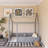 Wood Bed House Bed Frame With Fence-207616652-207616655