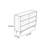 Nordic Style Groove Buffet Table