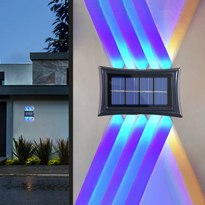 Éclairage solaire à DEL pour l'extérieur, Projecteurs terrestres, Éclairage de jardin, Éclairage extérieur sans fil à énergie solaire pour cour, Passerelle