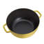 Cocotte ronde en fonte Staub, cocotte, 5,5 pintes, pour 5 à 6 personnes, fabriquée en France-1212791008
