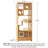 Solid Wood Cat House with Hidden Wire Duct & Integrated Litter Box