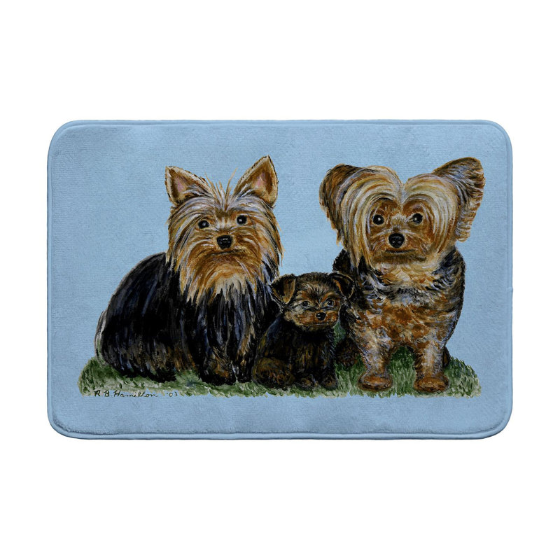 Yorkies Bath Mat