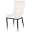50cm H Tufted Upholstered Metal Upholstered Back Side Chair-502091317-502091306