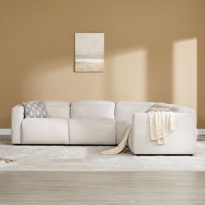 Canapé modulaire inclinable électrique Alaylah Wall-Hugger