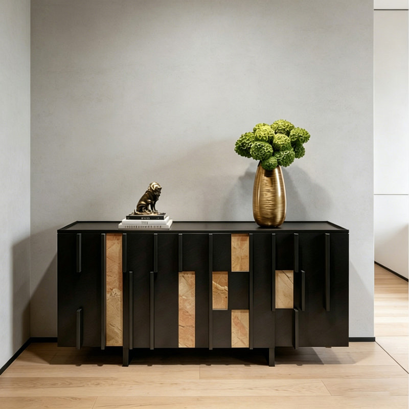 Buffet Nordic, H 33,46 po x l 62,99 po x P 15,75 po