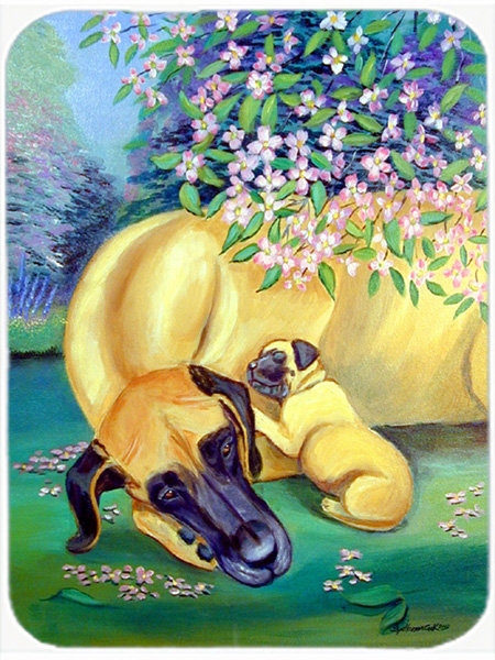 Caroline's Treasures Great Dane Glass Cutting Board
