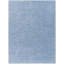 Tapis rectangulaire bleu clair en polyester tissé à la machine Annily-88077872