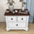 2 - Drawer Nightstand in White Walnut