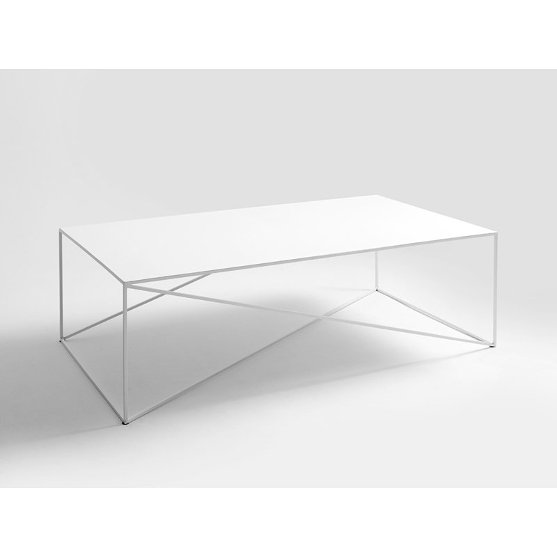 Quiana Frame Coffee Table, H45 x L140 x W80cm, White